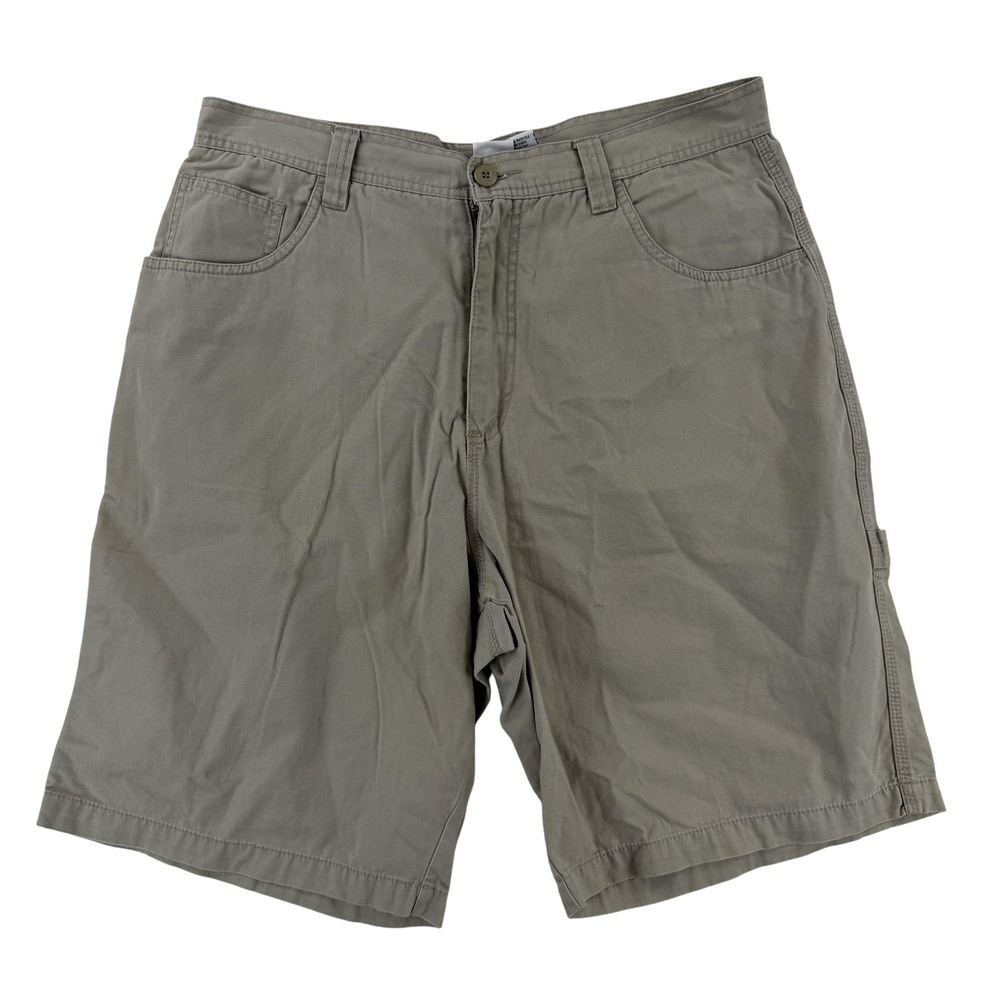 Vintage Billabong Cargo Shorts Mens 36 Beige Cotton Canvas Utility Carpenter Y2K